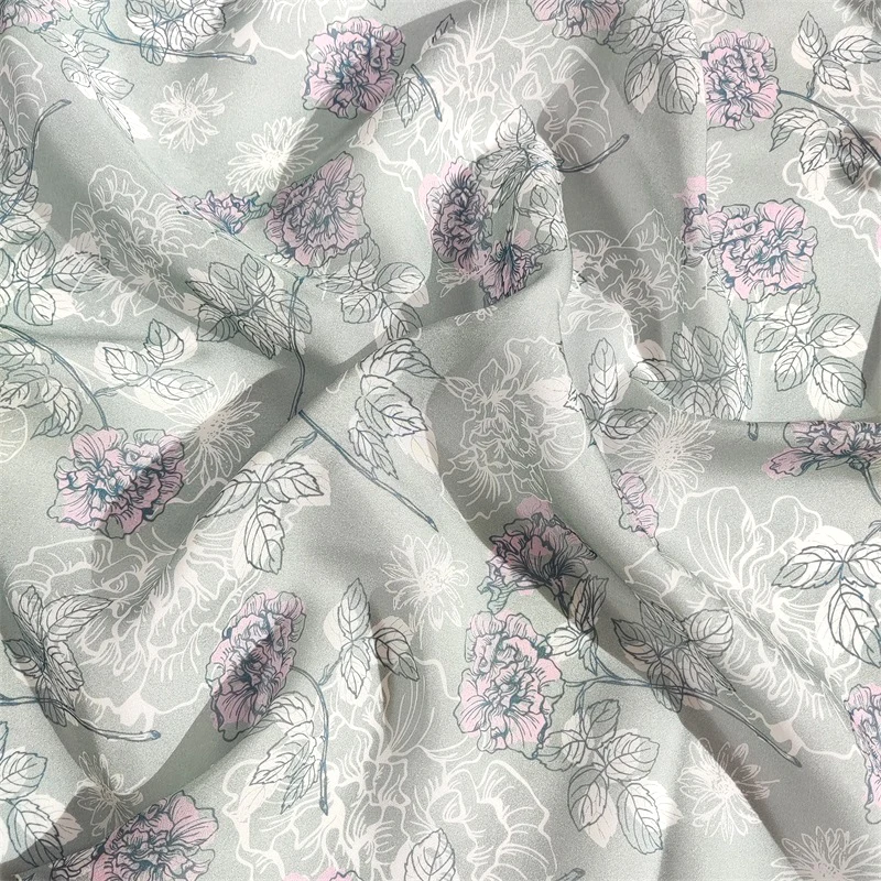 12mm 114cm/140cm High Quality Soft Silk Chiffon Fabric, Silk Material Fabric 100% Silk
