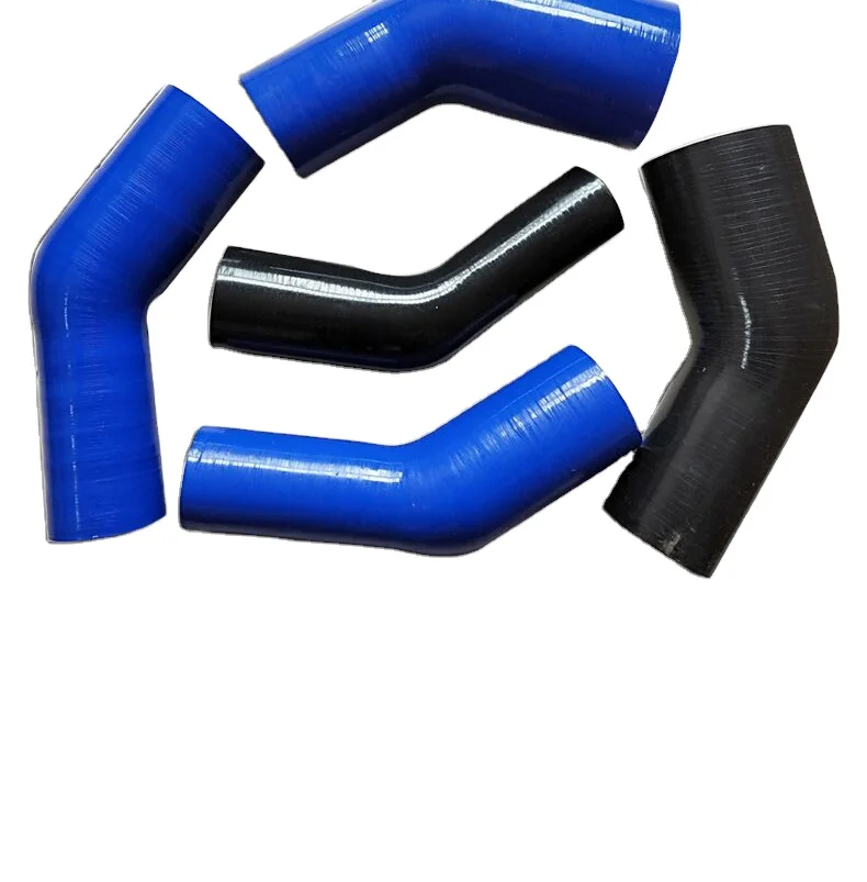 High quality Black 3/8 id T Shape Silicon Tube 50mm Soft Performance Silicone Rubber Intake Pipe Straight Hose for b