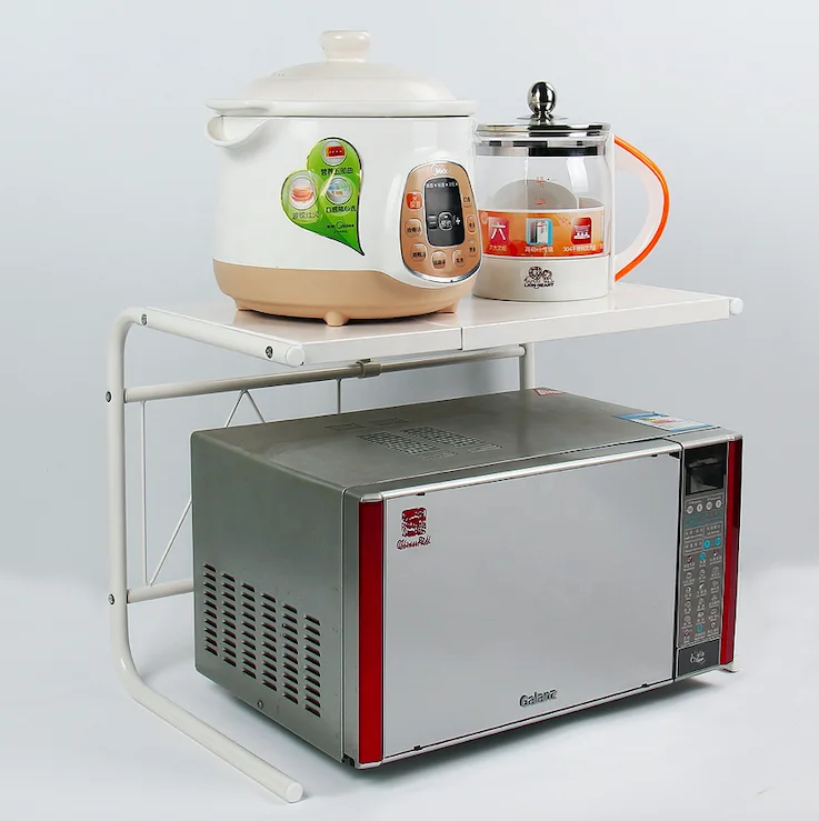 Wholesale Kitchen Storage for Microwave Multi-Function Rack/Shelf Grill Microwave Oven Rack Stand Shelf