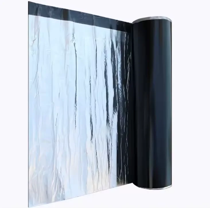 3mm,4mm Rubberized Asphalt Based Self Adhesive Waterproofing Waterproof Membrane Bitumen Single Sided
