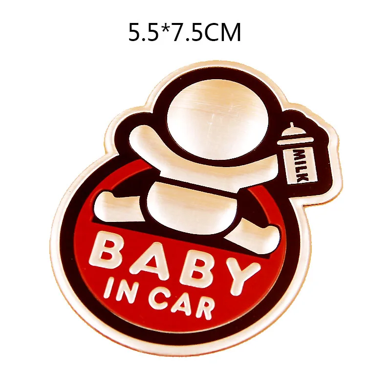 Пользовательская Безопасность 3d наклейка на автомобиль ребенка на доске знак