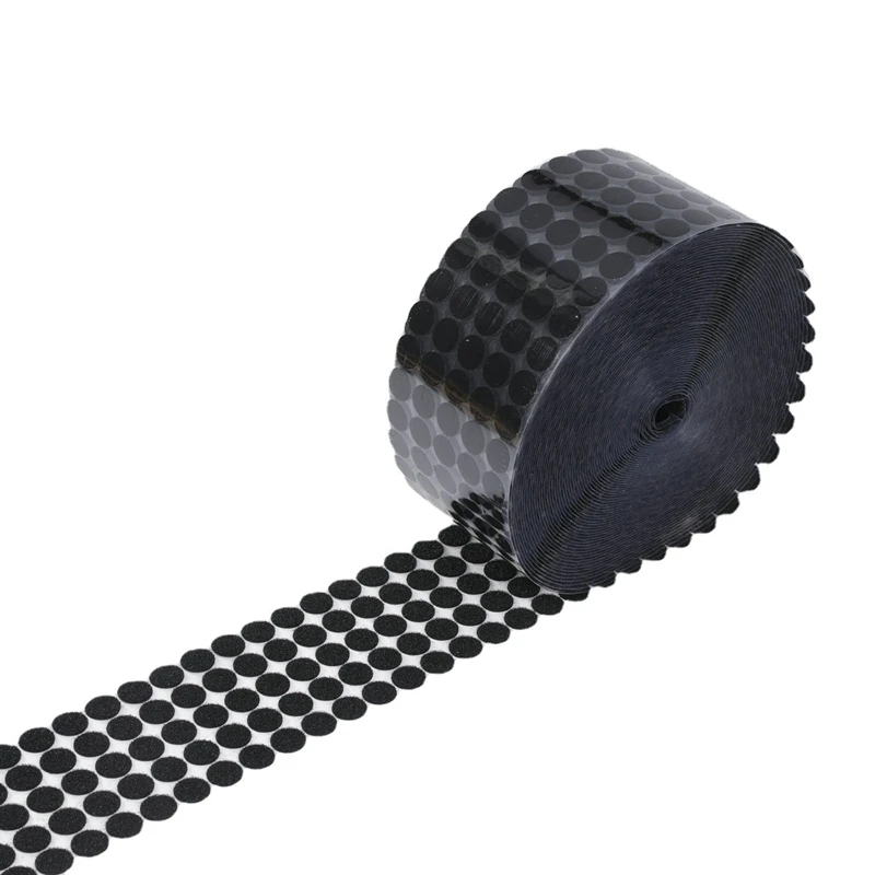 Customized Die Cut Hook and Loop Dots  For Crafting School Office Projects Round Hook And Loop Tape