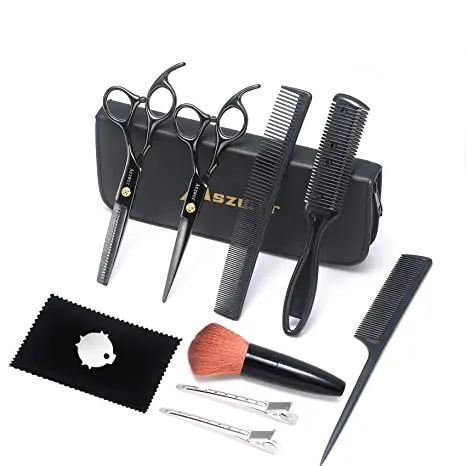  tweezer Professional Barber Salon Home Shears Kit Hair Cutting Scissors
