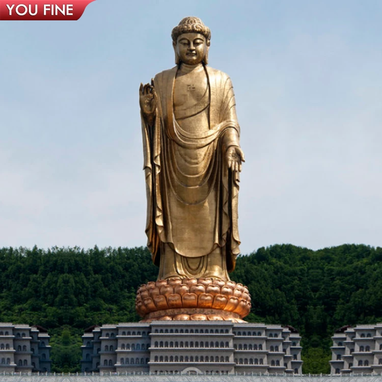 Outdoor Religious Statue of God in Metal Brass for Sale