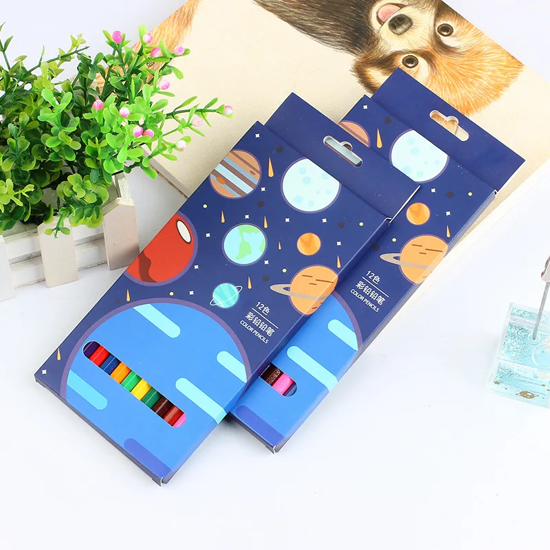 Beautiful prismacolor premier colored pencils HB 2B 6 Pencil Set Custom Brand Color Box Set Packing Pencils