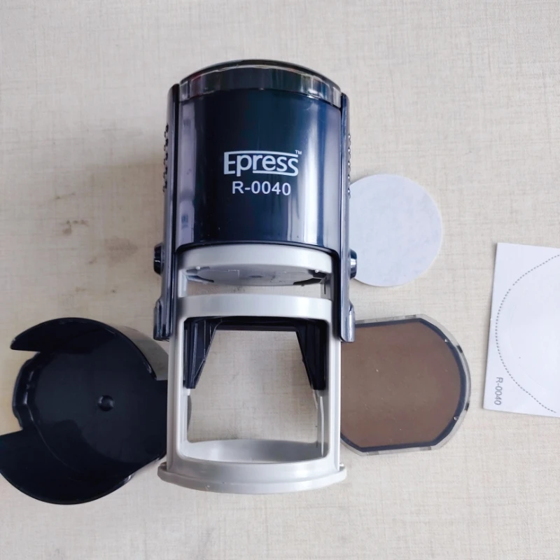 Top Seller New Model High Quality DIY Blank office use Self Inking Rubber Laser Stamp.