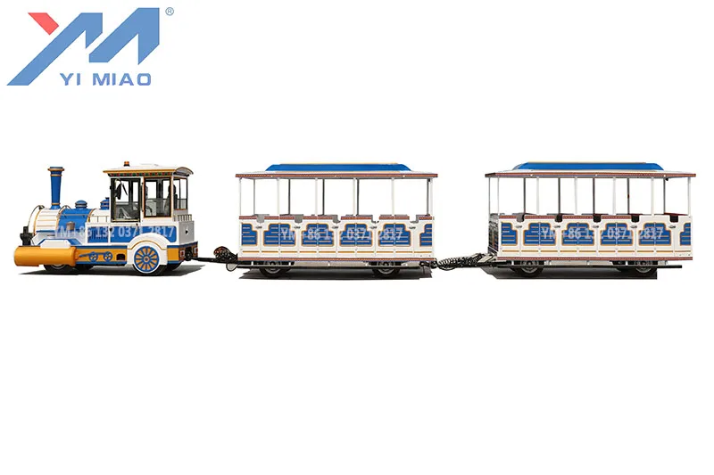 2024 Amusement park cartoon electric mini trackless children train carriage