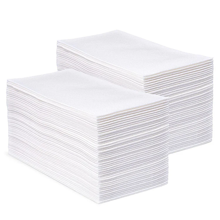 Hot Sale Pink Linen Feel Disposable Cloth Like Paper Dinner Napkins