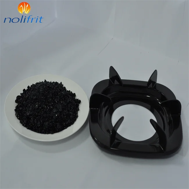 Ground Coat Black Enamel Glaze Frit For Cookware/ Gas stove/ BBQ/ Oven