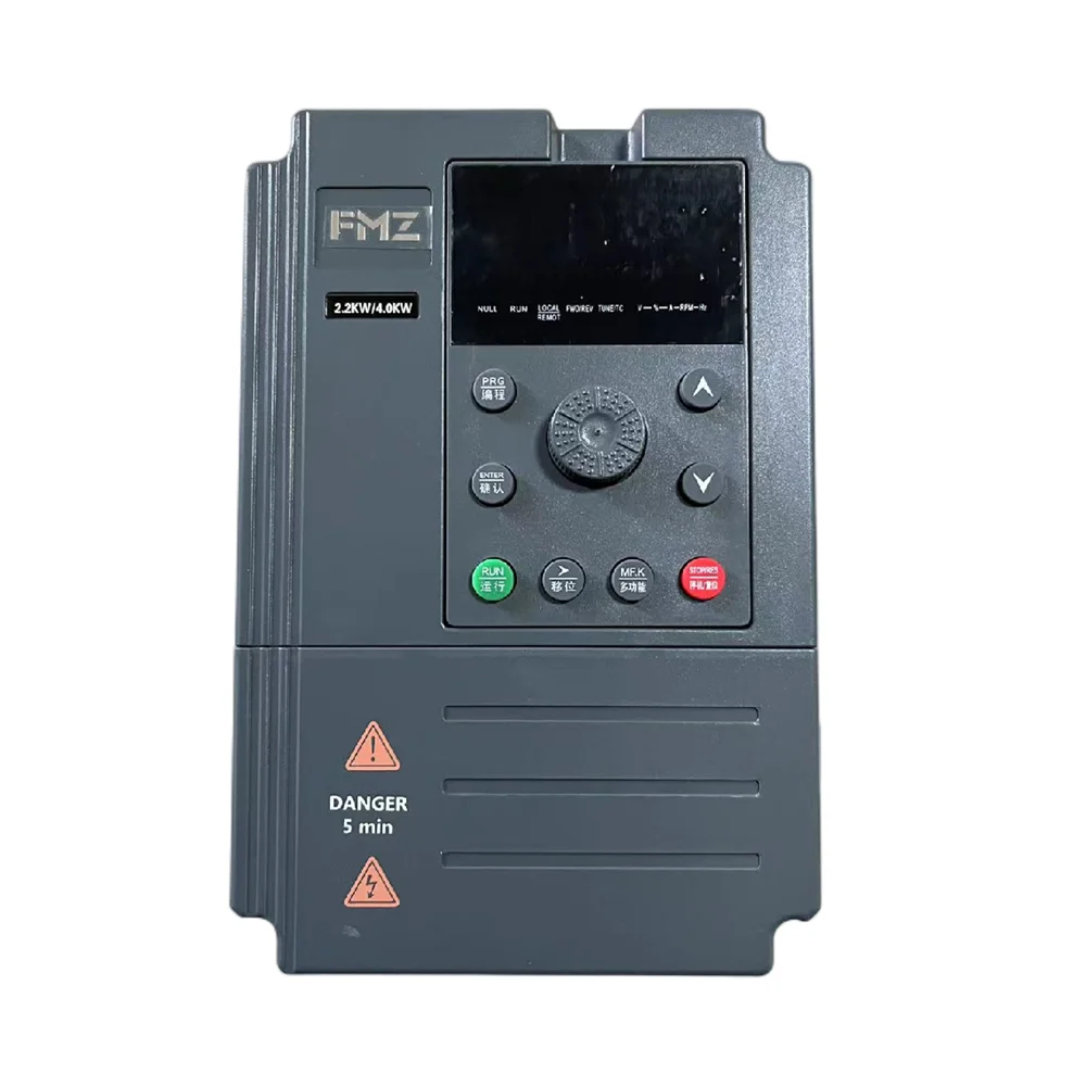 7.5kW 10hp vfd 220v single phase to 3 phase 380v vfd inverter 7.5kw ac motor speed controller