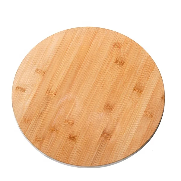 wholesale Round Solid bamboo Chopping Board Serving Food Natural Kitchen Thick Cutting boards