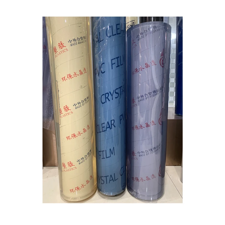 PVC soft film roll high quality super clear film roll