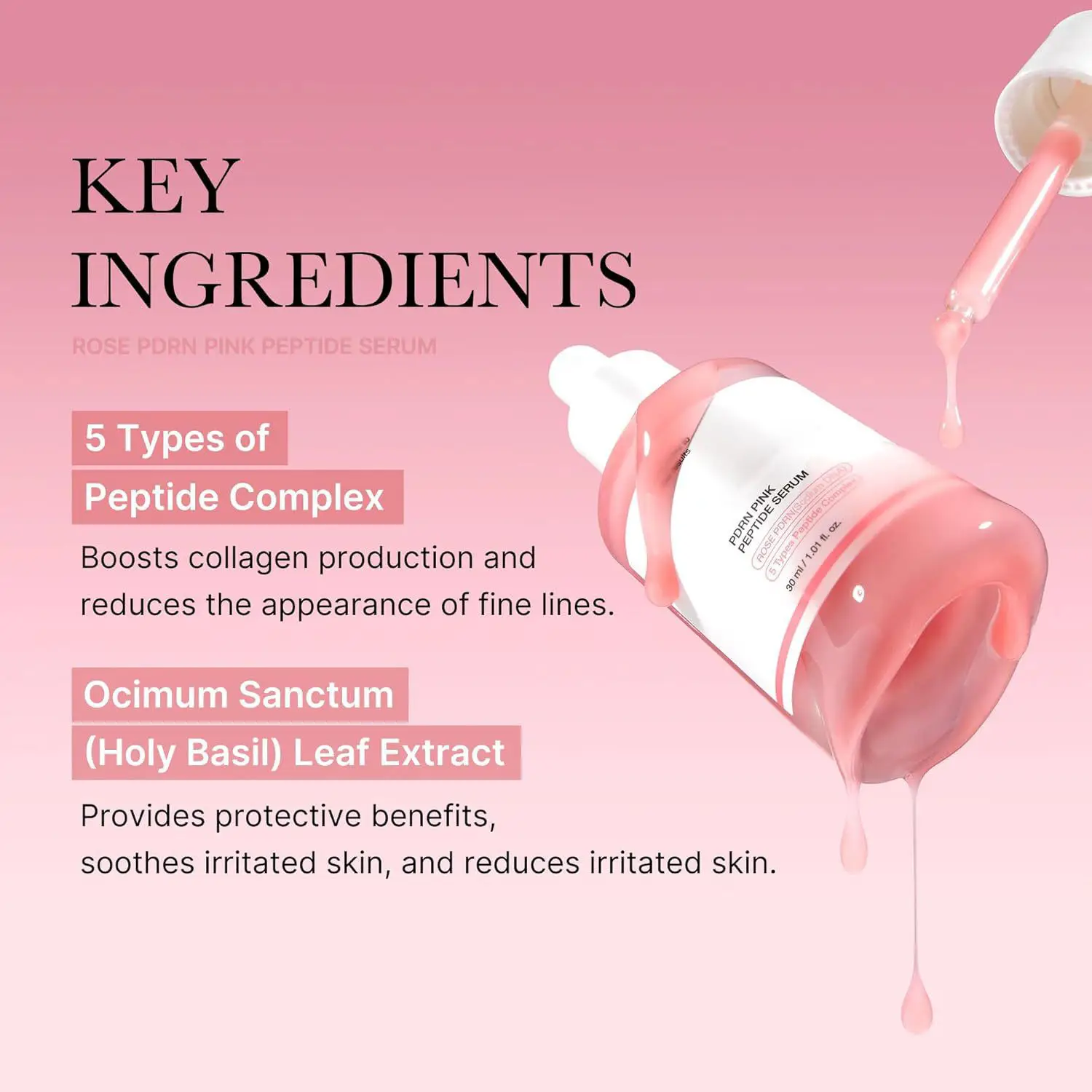 Korea Skincare Medi Cubue Pdrn Pink Peptide Serum Dark Spot Correct Hydrating Moisturizing Face Serum
