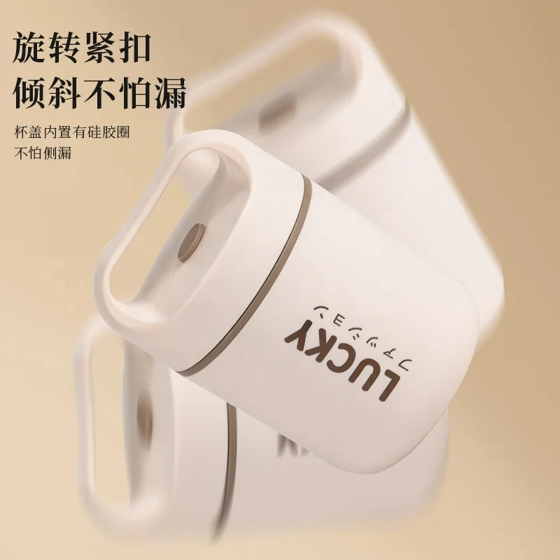 Lucky Lunch Container Stainless steel Vacuum Thermal Bento Lunch Box Soup Containers Wide Mouth 500ml Breakfast cup hot food jar