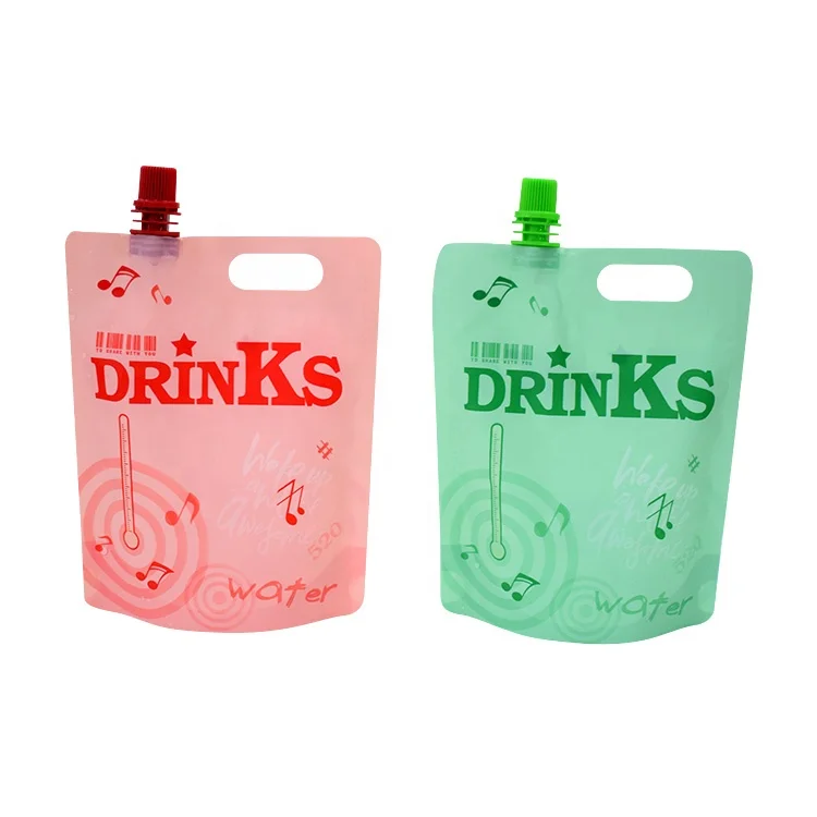 Customized Shake Instant Milky Tea Pouch Cold Brew Liquid Stand Up Spout pouch Bag with Nozzle