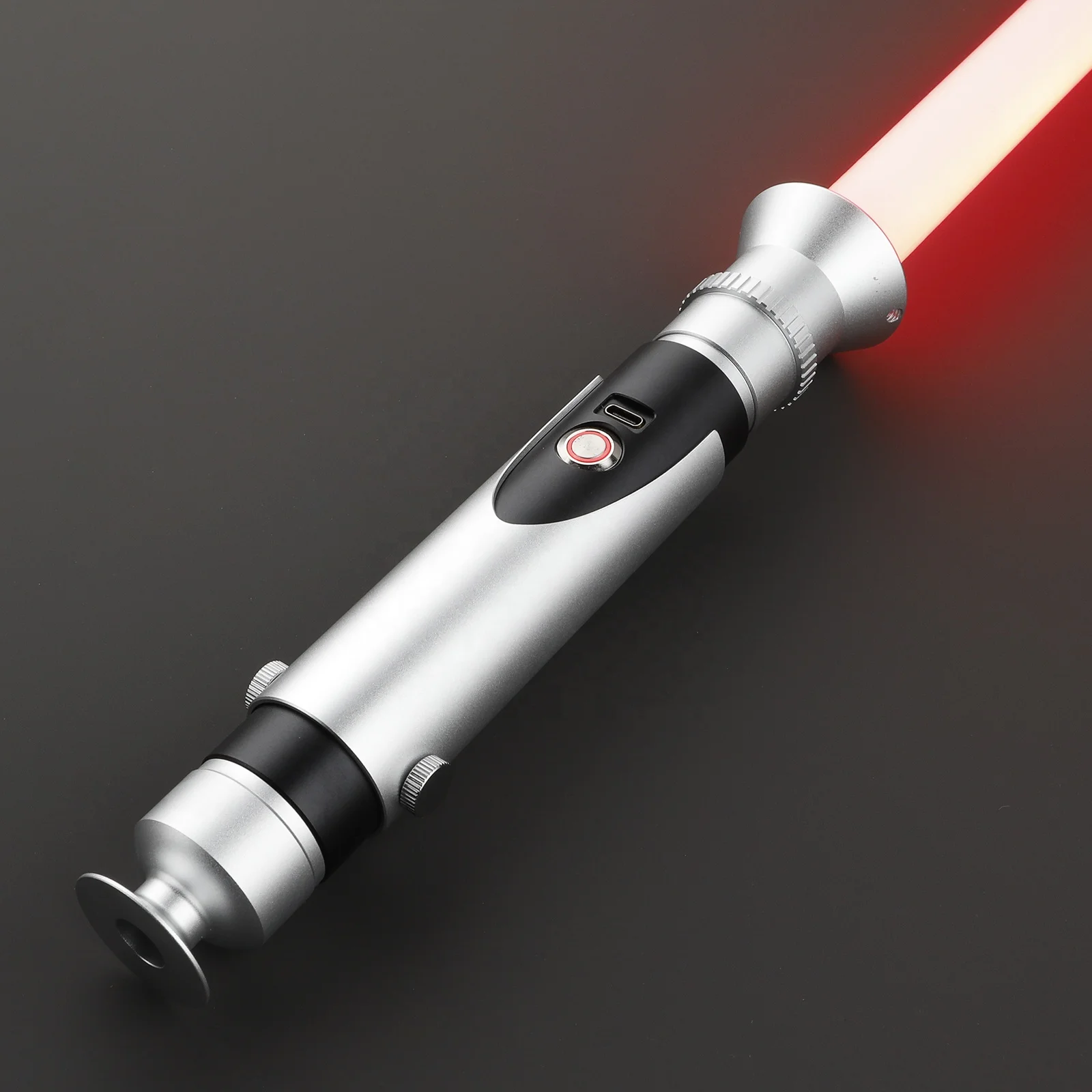 LGT Saberstudio Metal Hilt Heavy Dueling Smooth Swing Lightsaber Colorful Luminous Flashing Sword Star the Wars Light Up Toys