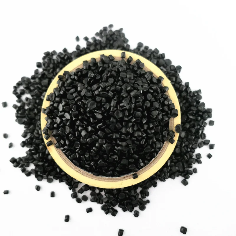 
Chinese Supplier Highlight Black Modified Plastic Particles 
