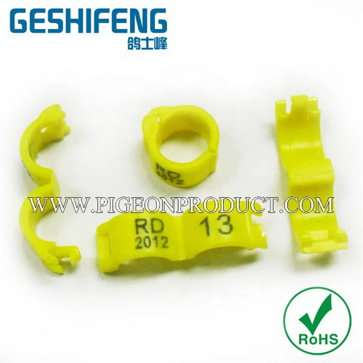 
2019 hot hot sale 3mm/3.5mm/4mm/5mm clip open Plastic band,open and closed pigeon ring/pigeon tag 
