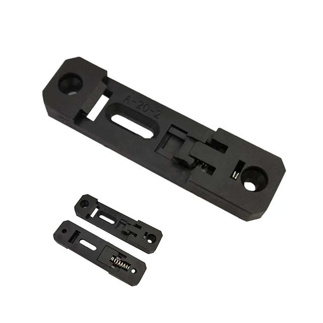 Spring-Loaded Clamp Type DIN Rail Mounting Clip,76*20*8mm Universal DIN Rail spring clip