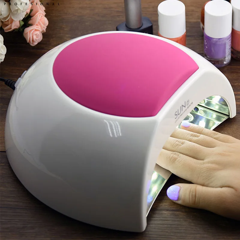 Manufacture Wholesale UV LED Gel Nail Lamp for Nails sun2 metal dryer