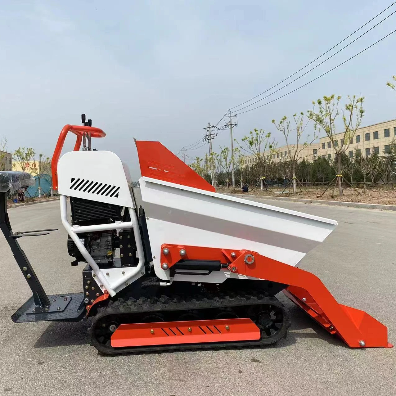 China crawler mini dumper mini dumper diesel with Seat Free Shipping