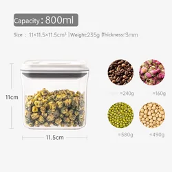 BPA Free Dry Food Plastic Storage Box& Bins Airtight Cereal Food Storage Containers with Rotary Lock Lid