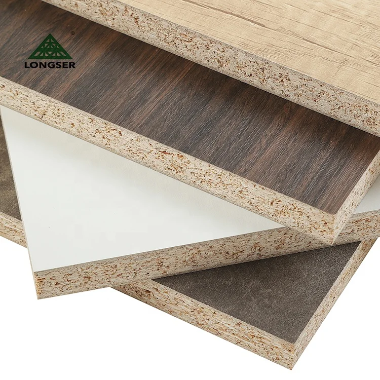 Melamine particle board for ceiling double sided melamine laminated particle board hmr particle board melamine 18mm