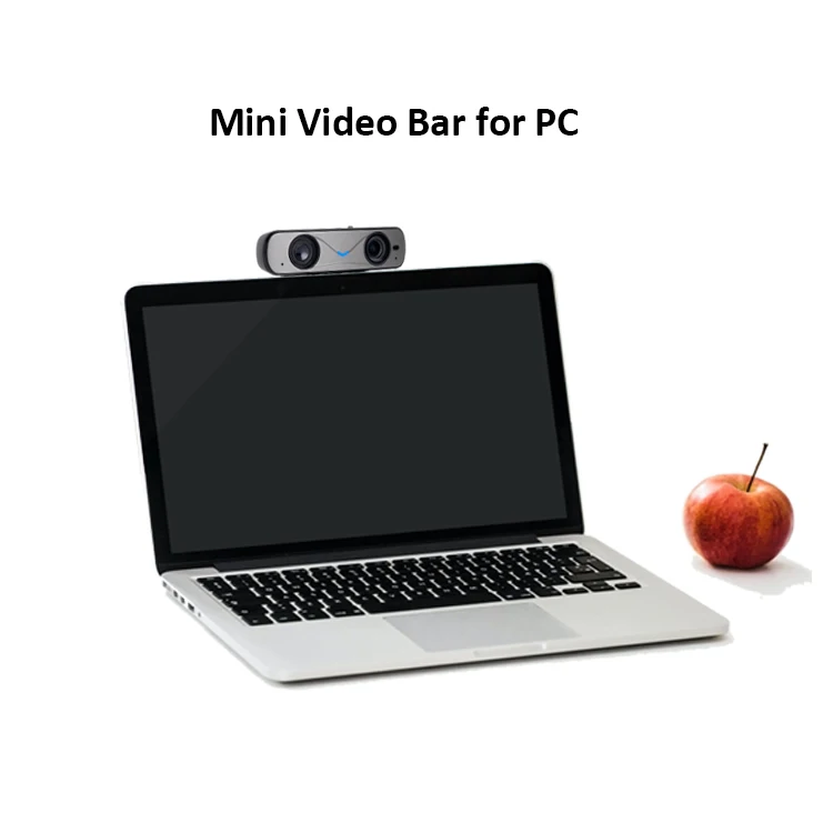 Cheap 1080p 30fps Full HD PC Webcam Flip ePTZ 82dB All in One Audio Video Conferencing Mini SoundBar