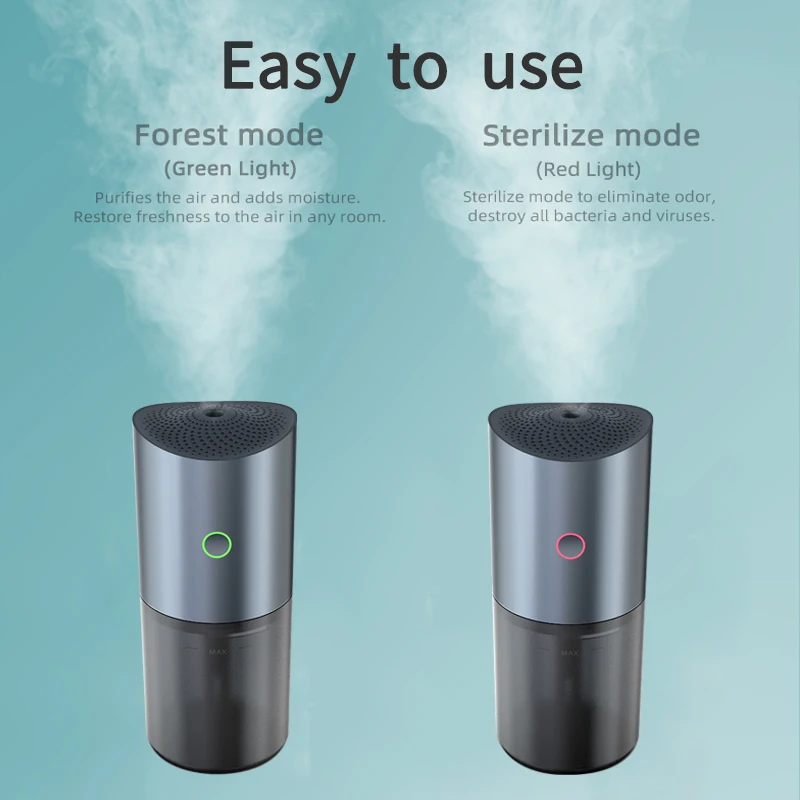 New Product Idea ozone generator humidifier and air purifier air purifier car