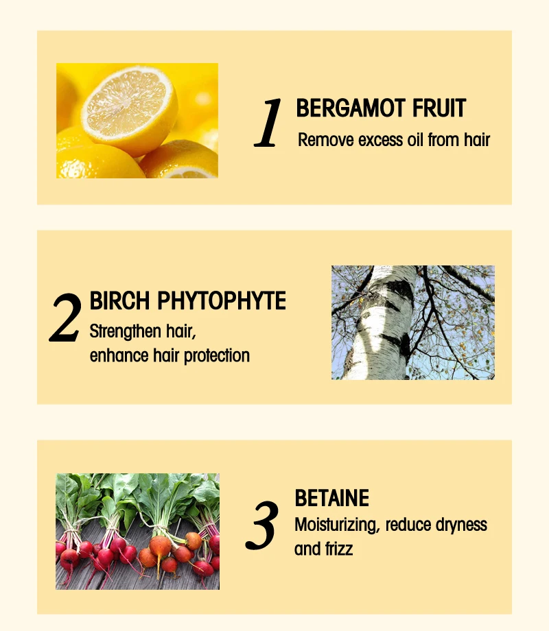 OEM Private Label Anti Itching  Anti Hair Loss  Natural Turmeric Shampoo Hair Care