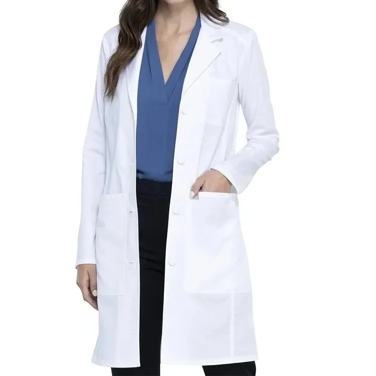 Wholesale Designer Hospital Doctors Uniform Pharmaceutical Workwear Lab Coats for Female and Male Polyester Medical Uniforms