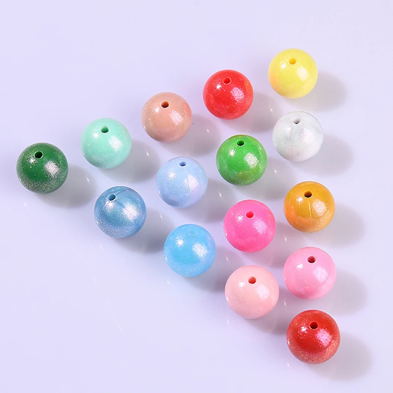Hot Sale Diy Bulk Focal Silicon Bead Soft Material Chewable Round Silicone Beads