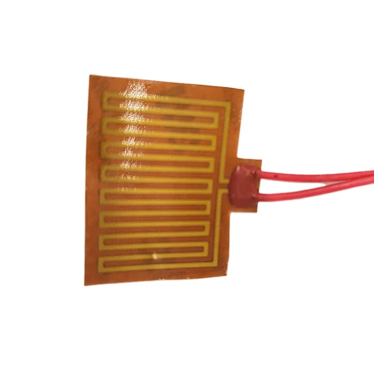5v powered flexible polyimide film small battery operated heating element