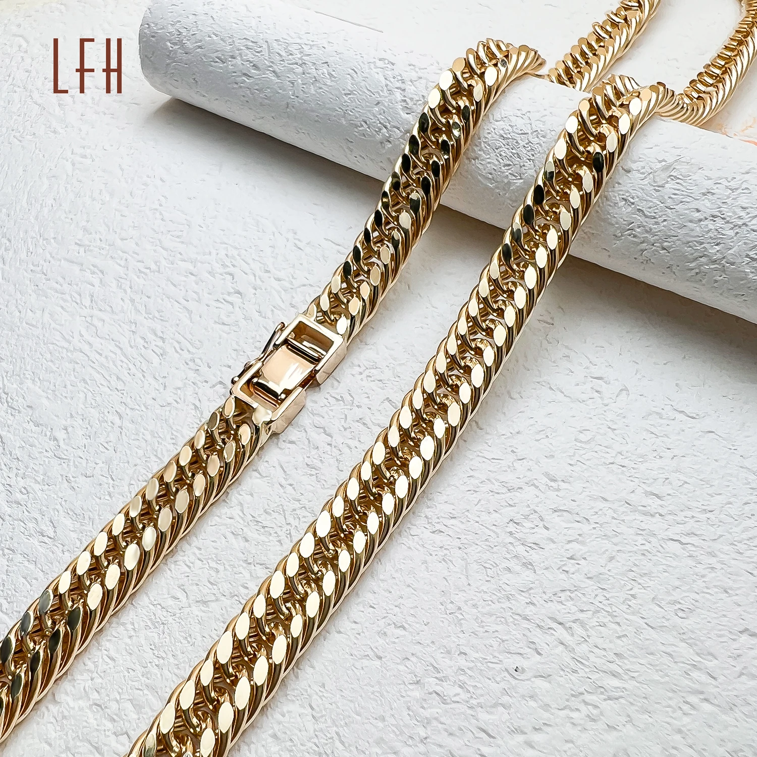 Hip Hop 4mm 5mm 6 Mm 18k Real gold Cuban Chain Bracelet Gold real Jewelry 18k  Men Chunky Metal Bracelets & Bangles