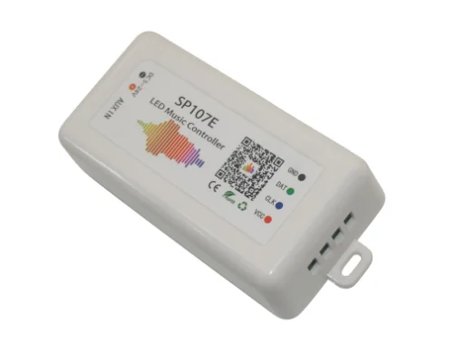 SP107E DC5V-24V Blueteeth Музыка Светодиодный контроллер RGB полный цвет LED RGB SPI управление с помощью приложения для телефона для 2812 2811 1903 светодиодная лента для светодиодной ленты