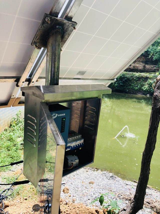 hober stainless steel 24v 36v 200w BLDC screw pump submersible solar