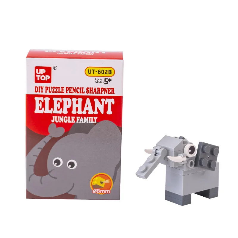 Детский сад головоломки DIY точилка для карандашей строительные блоки игрушка Начальная школа маленький приз обучения Канцтовары оптом