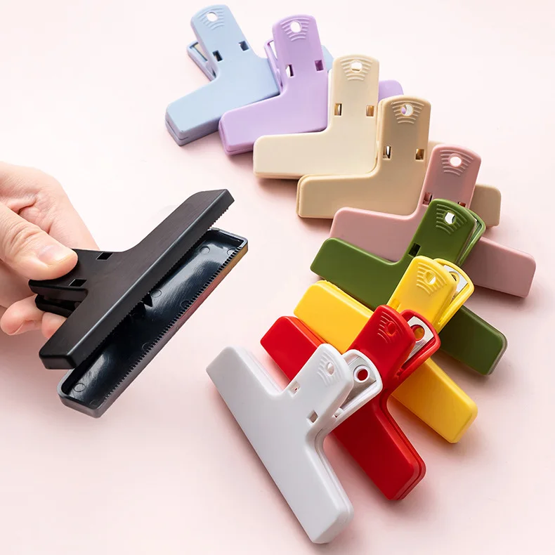 colourful large binder clip plastic bulldog clip hinge paper clips file clamps office school supplies
