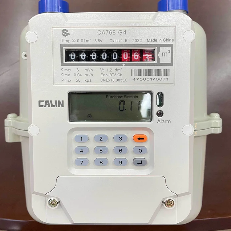 China Manufacture Smart Prepaid Natural Gas Meter Keypad Sts Standard
