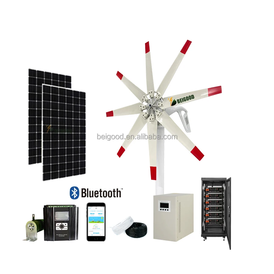 SC 1000w 8 blade 5 blade wind generators fan wind turbine  generator for wind power