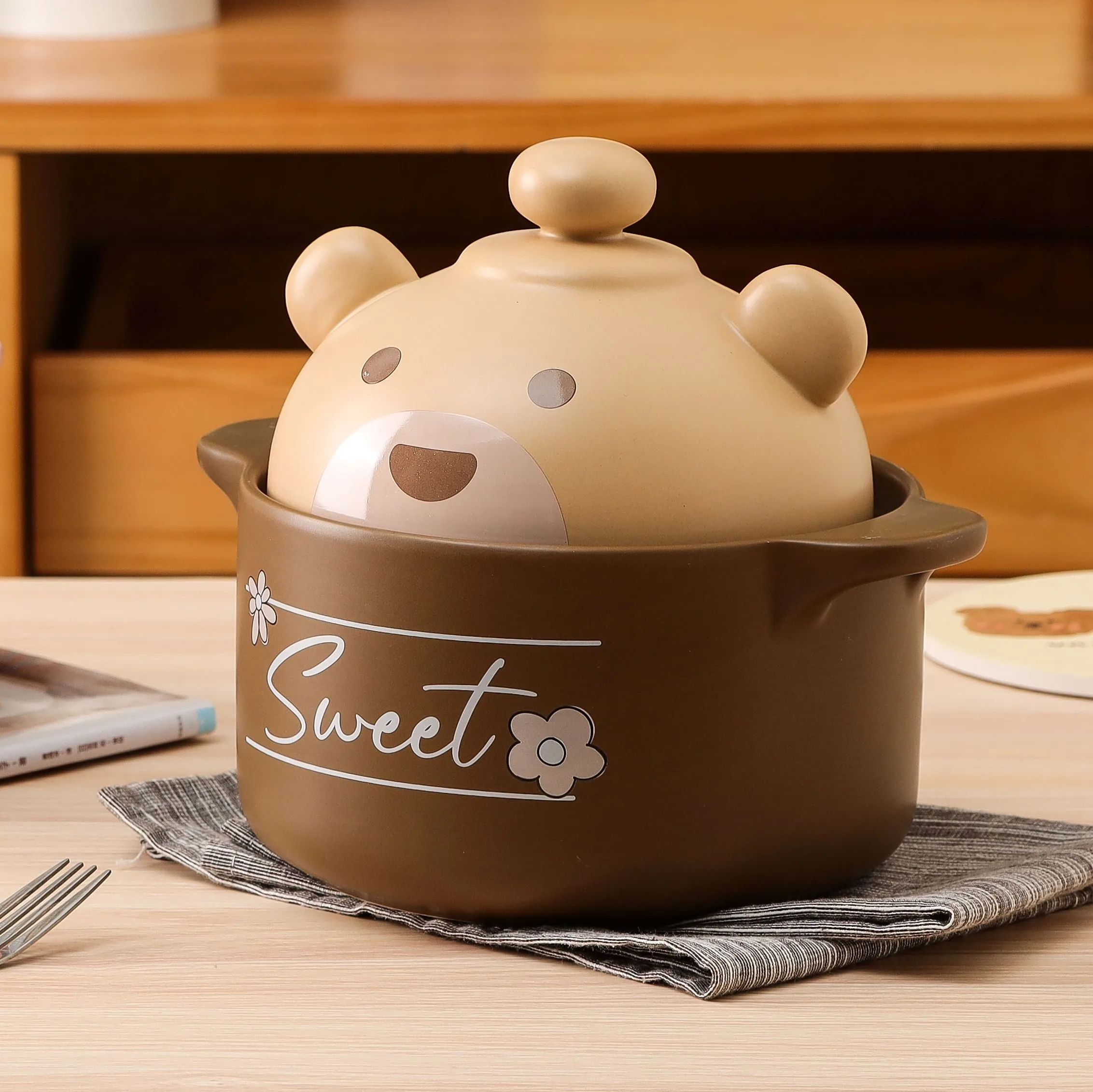 Hot Selling High Temperature Resistant Clay Pot Rice Stone Pot Ceramic Casserole