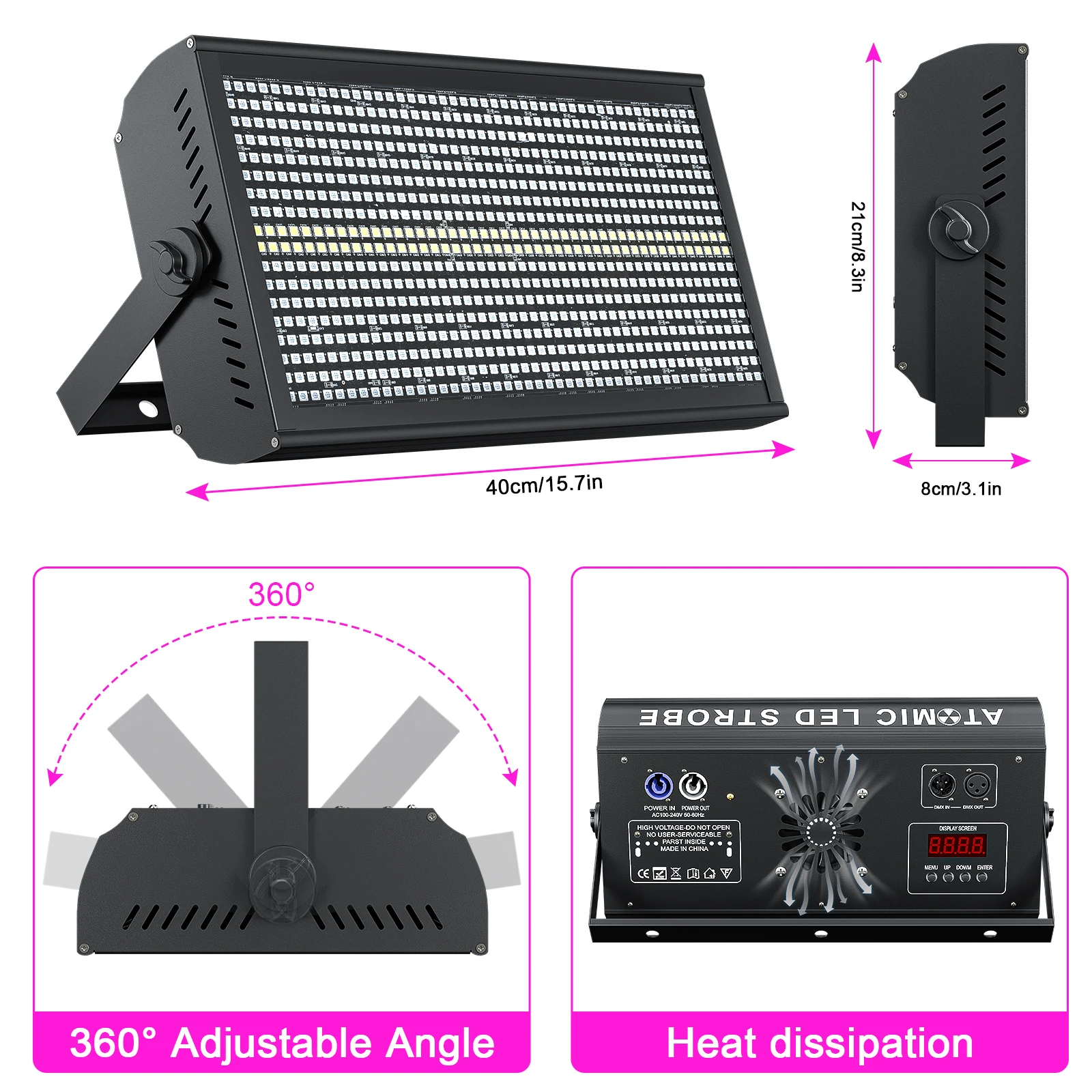 200W Led Wall Washer Downlight Adjust Hotel Lighting Rgbw Stage Disco Dj Wedding Bar Outdoor Building Wall Washer Light