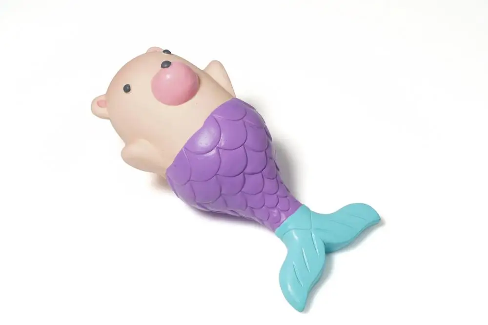 cartoon bear head fish tail Latex Dog Toy hot sell pet toy