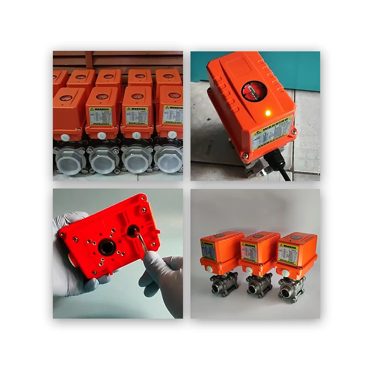 Поставщик мини Электрический моторизованный шаровой клапан привод 12v 24v