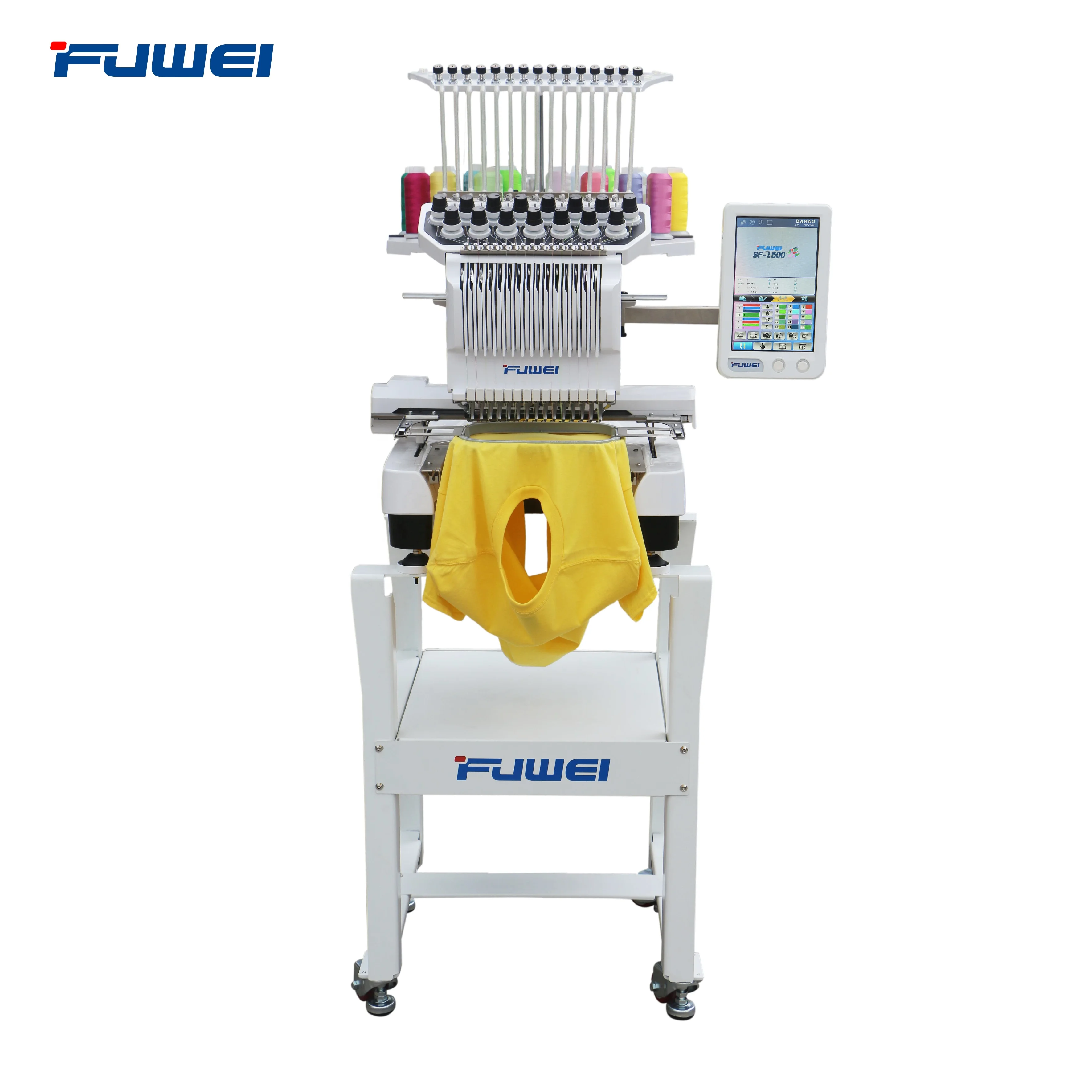 FUWEI 2022 newest big embroidery area high quality single head lembroidery machine same FUWEI brand