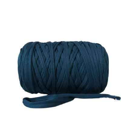 500g  t shirt yarn crochet spaghetti rope rug blanket knitting yarn t shirt yarn for hand knitting