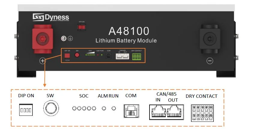 Литий-ионный аккумулятор Dyness Lifepo4 A48100 100AH LiFePo4 цена