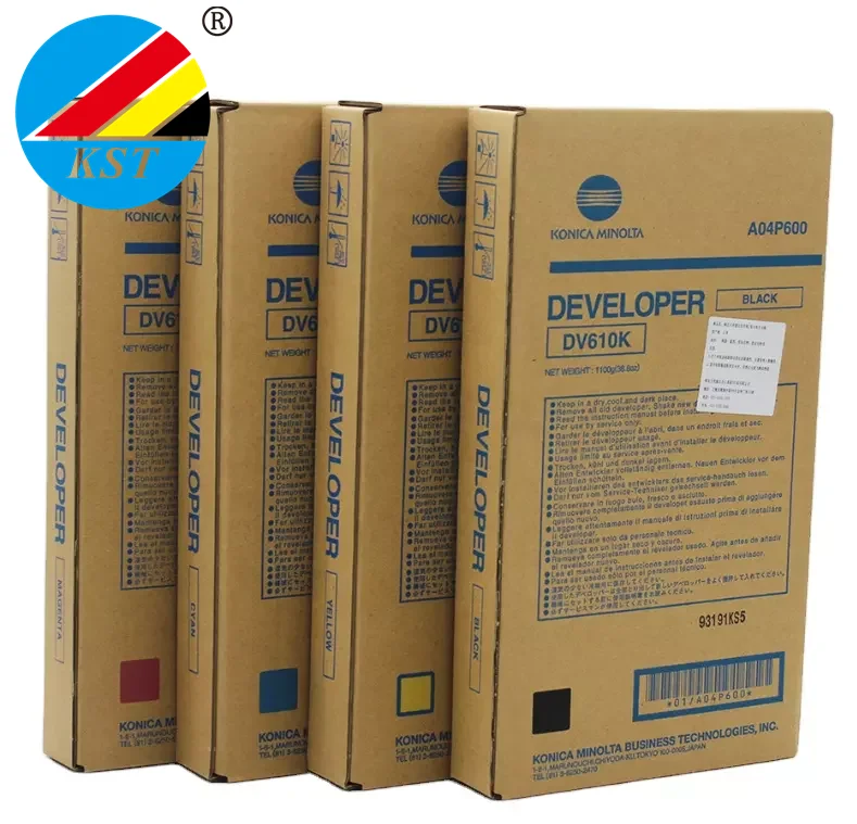 Developer DV610 For Konica Minolta Bizhub Pro C5500 C5501 C6500 C6500P C6501 C6501P C65HC Carrier Spare Part Original Powder