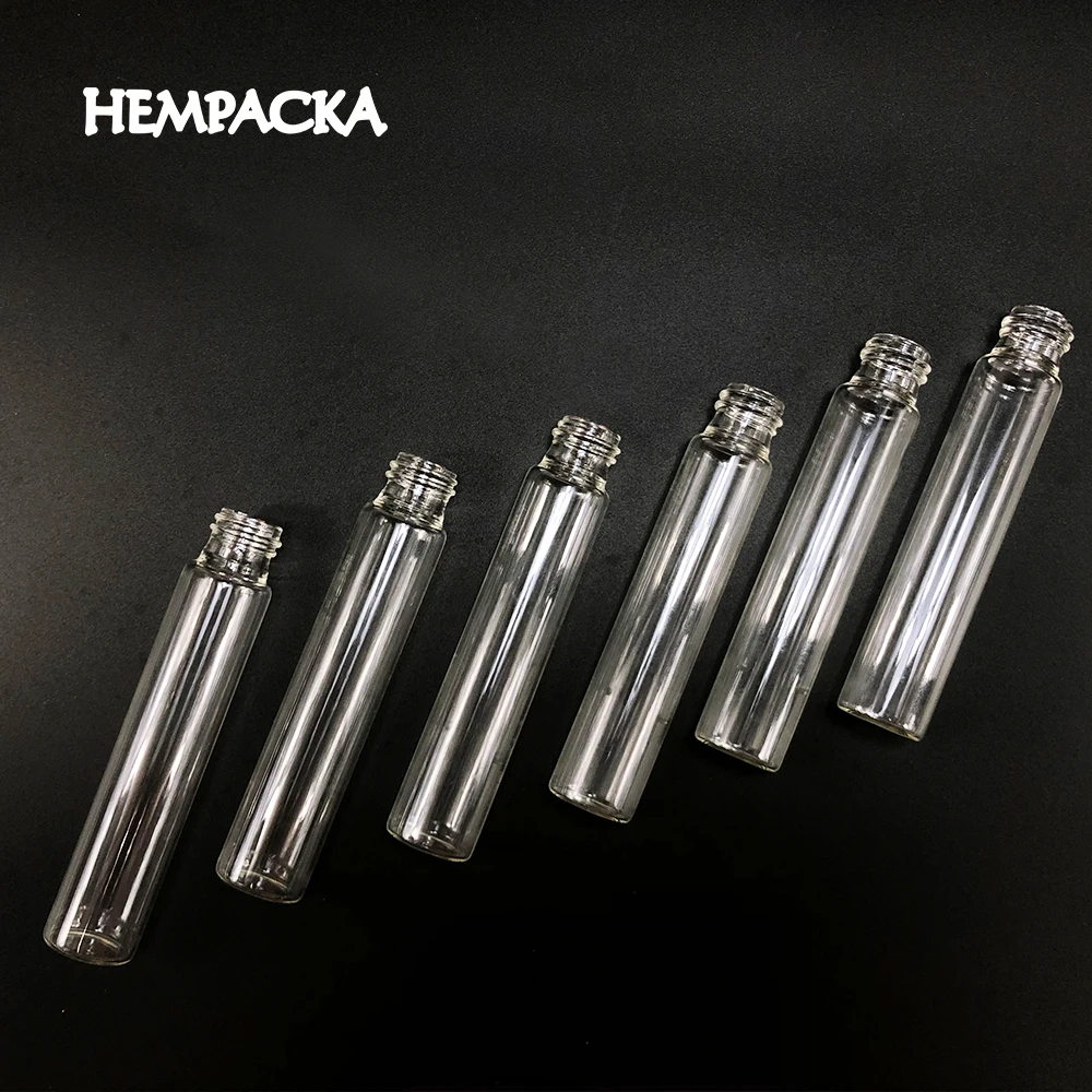 
HEMPACKA Custom Logo Child Proof Pre Roll Glass Joint Tube With CR Screw Cap 