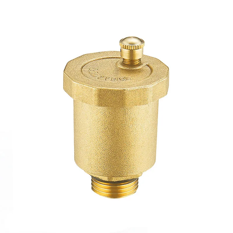 DN15-DN25 Brass Air Release Valve Brass Radiator Automatic Air Vent Valve